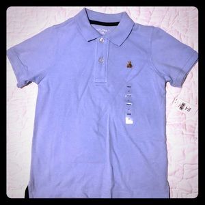 New! Baby Gap 5T Light Blue Polo shirt